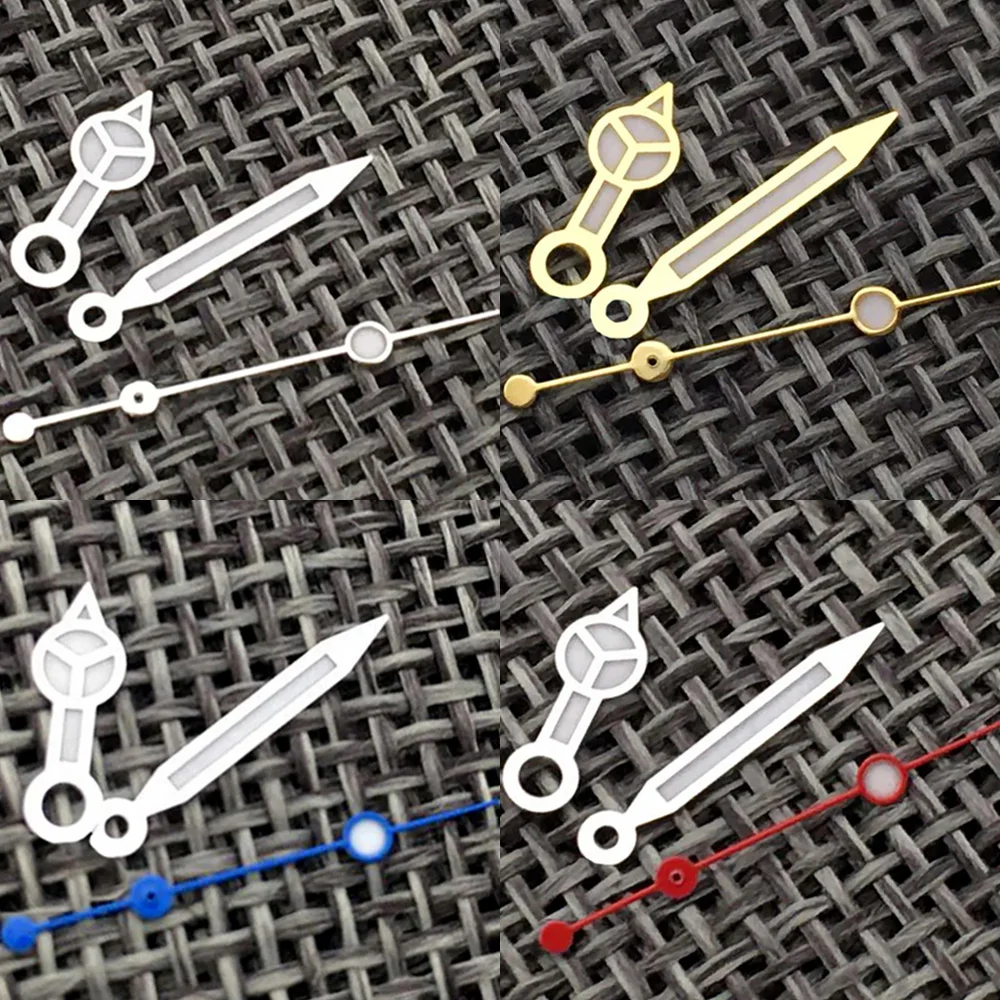 

Watch Hands for NH35 NH36 Movement Repair Parts Three Pin Blue Luminous Watch Pointers Wristwatch Accessories