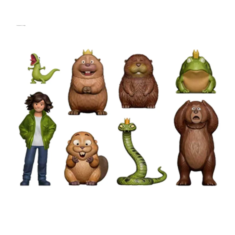 HOPPERS Beaver Transformation Project Anime Peripheral Figure 4-11cm PVC Detalhes Requintados Modelo Colecionável Ornamento de Mesa