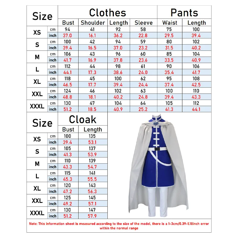 Anime Himmel Cosplay Costumes Frieren Beyond Journey's End Cosplay Tops Pants Cloak Himmel Suit Halloween Carnival Cos Adult Men - view 6