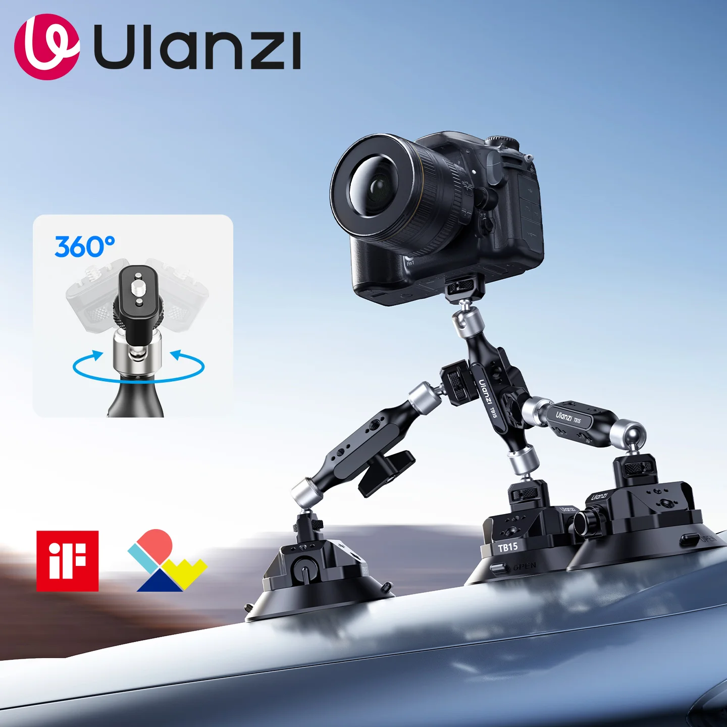 Ulanzi TB15: Il Migliore Supporto per Telefono per Auto e Attrezzatura Fotografica