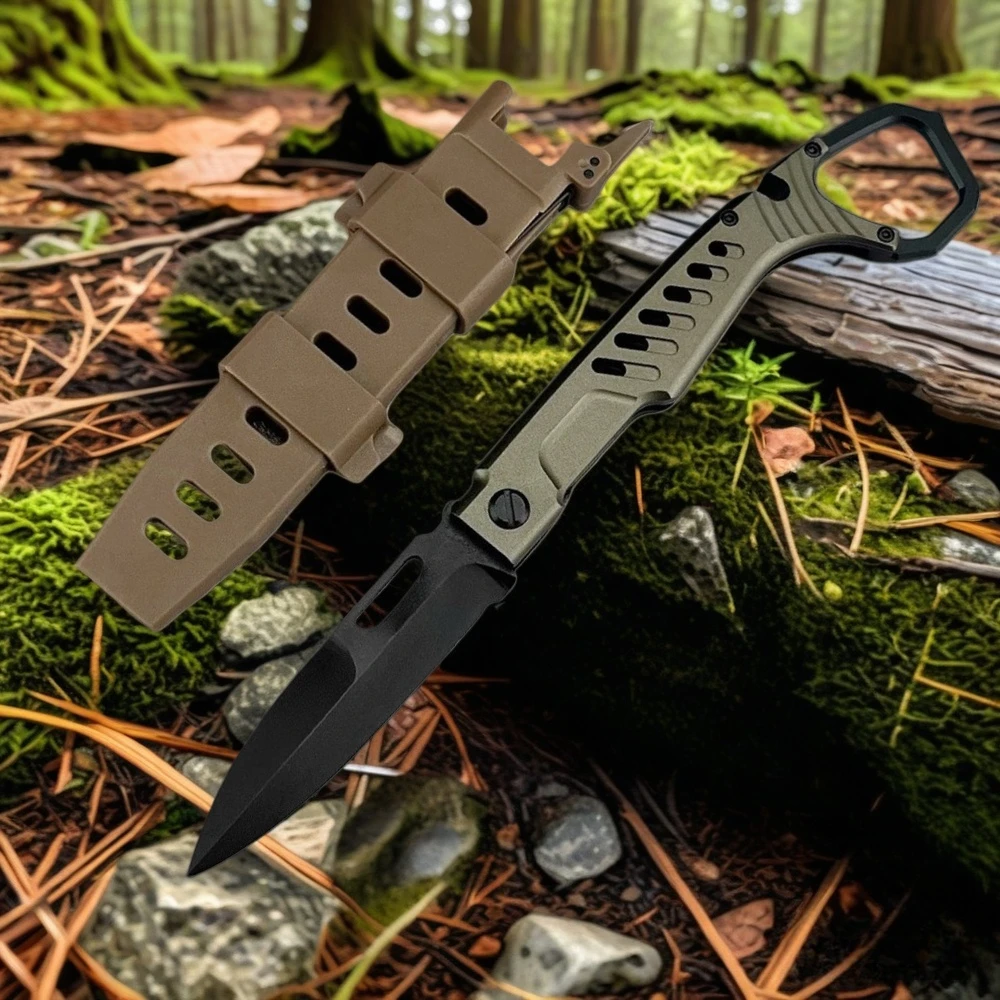 耐久性のある屋外折りたたみナイフ-n690-ブレード-t6-アルミハンドルキャンプ釣り軍事戦術自己防衛多機能ツール