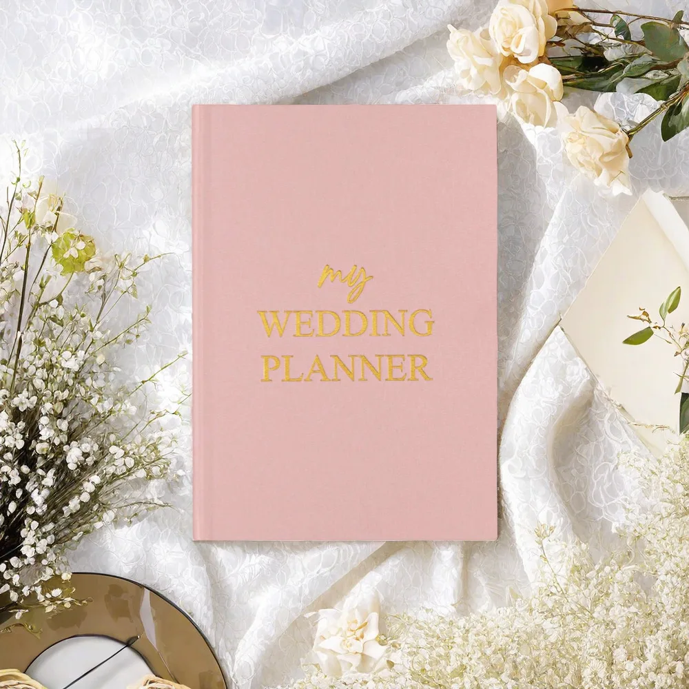 1pc Hardcover Notebook -The Wedding Planner Checklist: A Portable Guide To Organizing Your Dream Wedding,Plan The Ideal Wedding