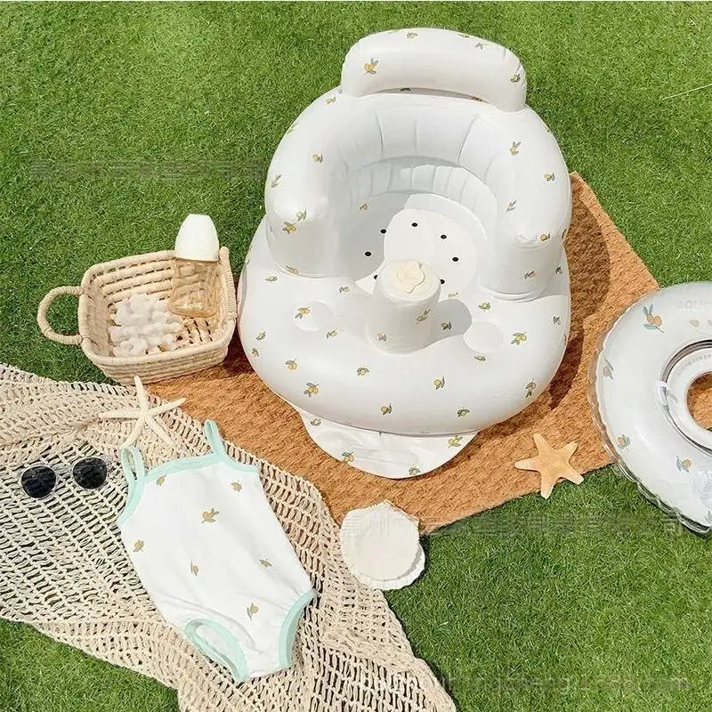 New Ins-style Inflatable Sofa, Baby Sitting Chair, Practice Sitting Seat, Infant Bathing Stool