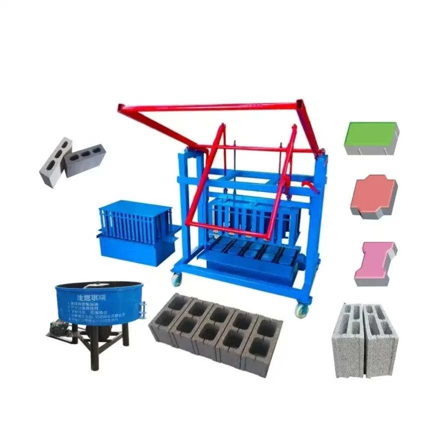 High Capacity Cement Concrete Block Manufacturing Machine Production Line with Auto Stacking Factory Bricks