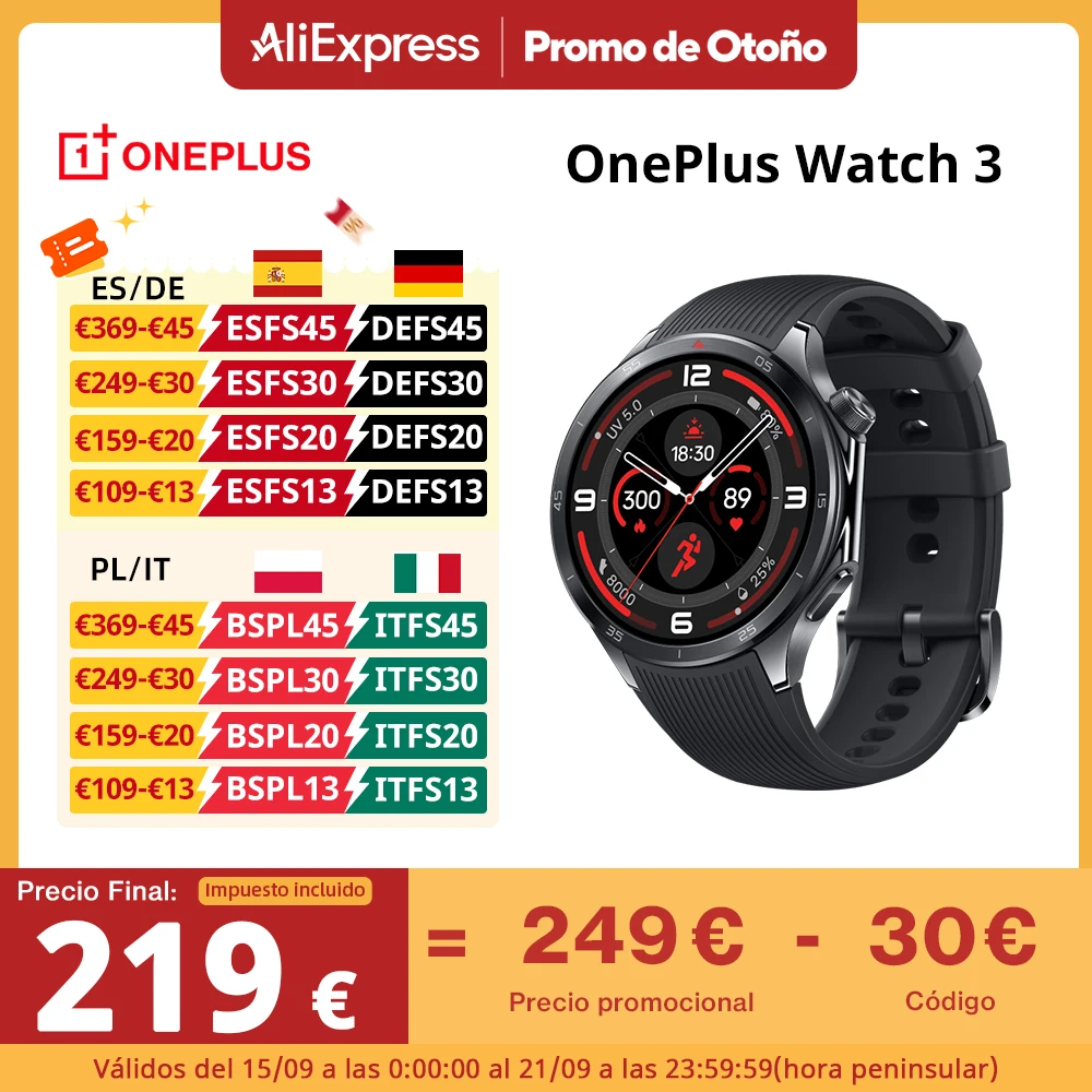 Upgrade Your SmartWatch Game with OnePlus Watch 3: Just 4.65! Upgrade Your SmartWatch Game with OnePlus Watch 3: Just 4.65!