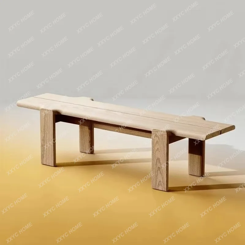 XXSimple solid wood bench log bed and breakfast hotel tea bench rest bench