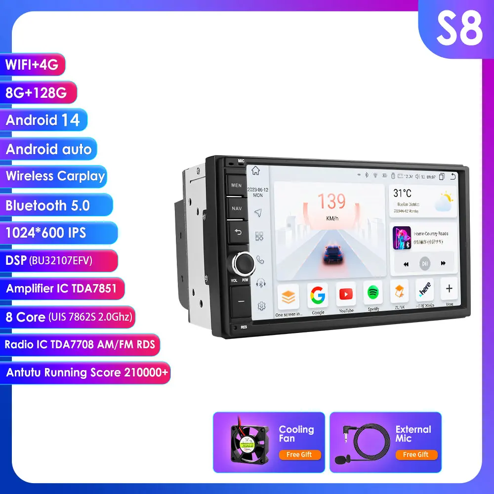S8 (8 cœurs, 8 Go, 128 Go)