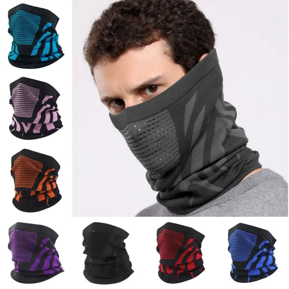 

Новая зимняя теплая лыжная маска для велосипеда, мотоцикла, дышащая полумаска для лица, шарф, маска для бега, пешего туризма, велоспорта, унисекс