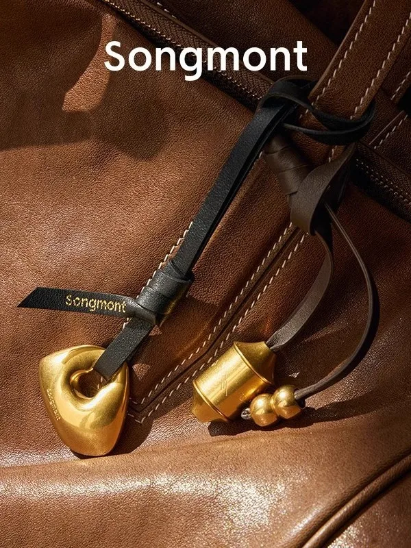 

Songmont Courage Stone Transshipment Pendant Bag Pendant Advanced Vintage Accessories Keychain Pendant