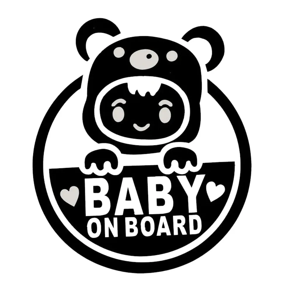 

Motorcycle Sticker Baby on Board Safety Sign Moto Auto Decal Funny JDM Vinyl On Car Sticker
