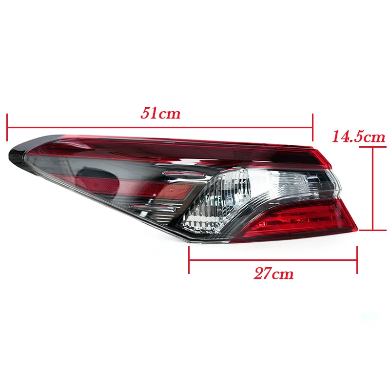 LED Halogen Left Right Outside Inside Tail Light Rear Stop Warming Brake Lamp Rear Fog Light For Toyota Camry 2021 2022 For Car