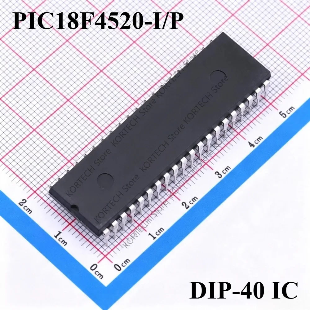 1PCS/Lot  Brand new original   PIC18F4520-I/P 18F4520-I 18F4520 DIP-40 IC microcontroller chip