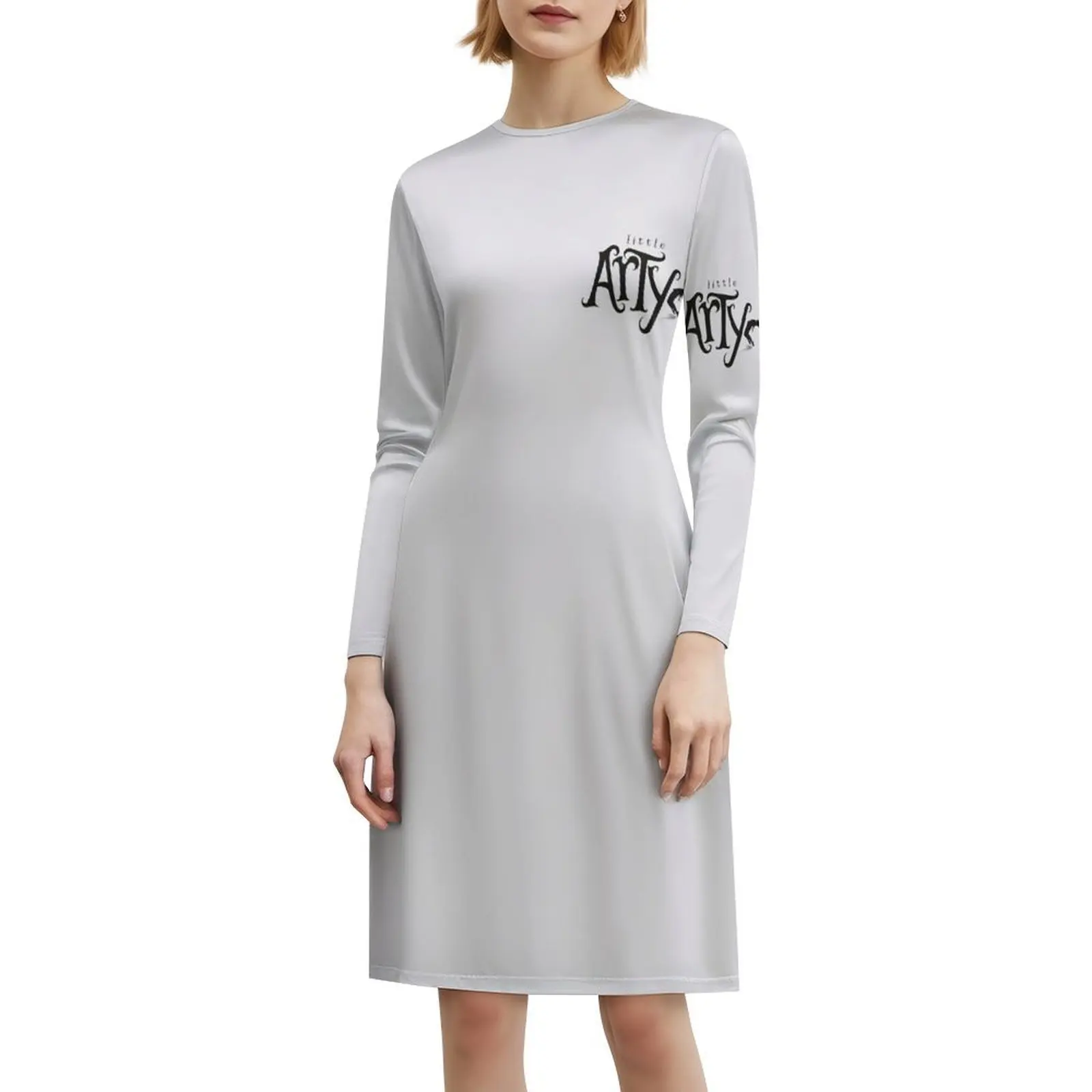 Little Arty (Loic Dance) Style coréen tenue décontractée pour les femmes Simple quotidien bureau dame robes Loic Nottet autoocratie