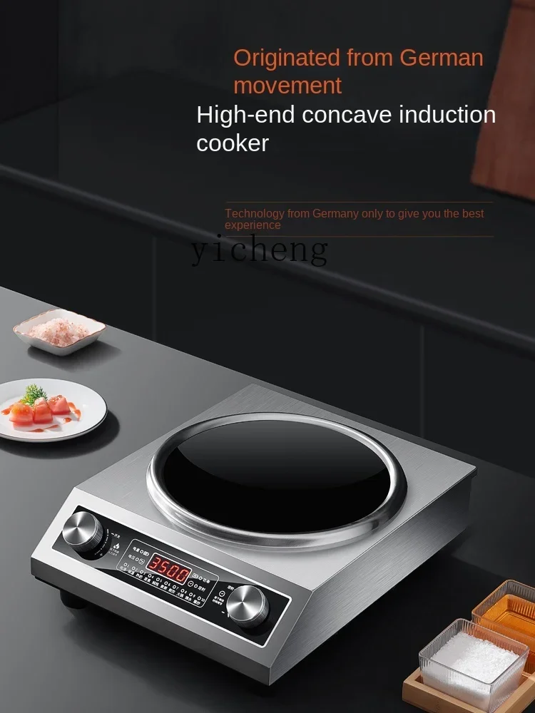 Tqh Induction Cooker High-Power Commercial All-Steel Household Energy-Saving Concave Electromagnetic Oven