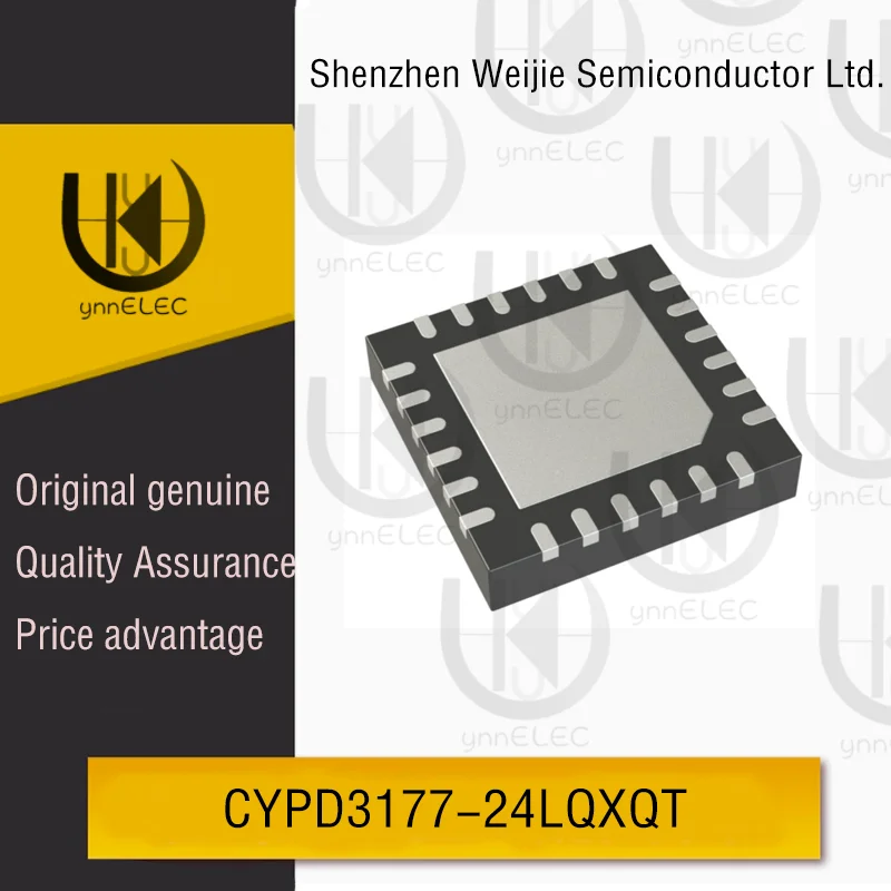 

Original CYPD3177-24LQXQT USB-C PD 3.0 Controller -40°C to +85°C Programmable
