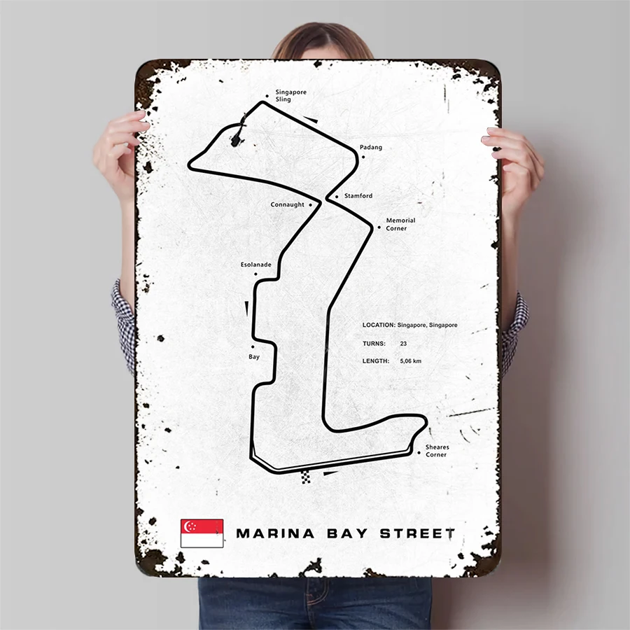 f1-marina-bay-street-circuit-metal-poster-singapura-grande-premio-track-art-decor