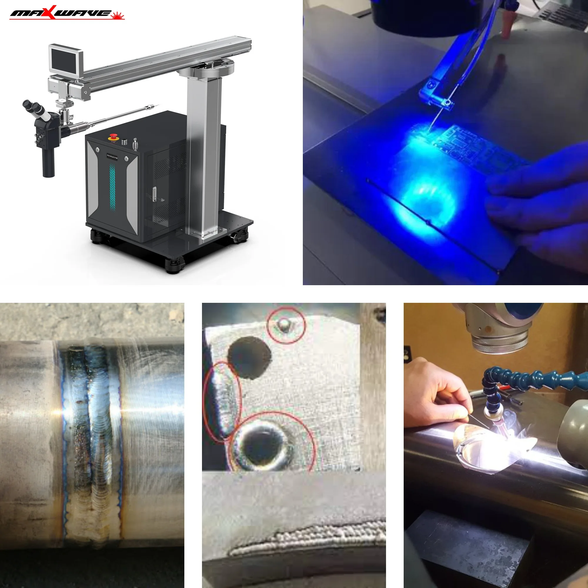 

QCW Multi-Metal Repair Expert Semi-Auto Welding System - Perfect for Large Workpiece Maintenance, CCD Visual Aid for Accuracy