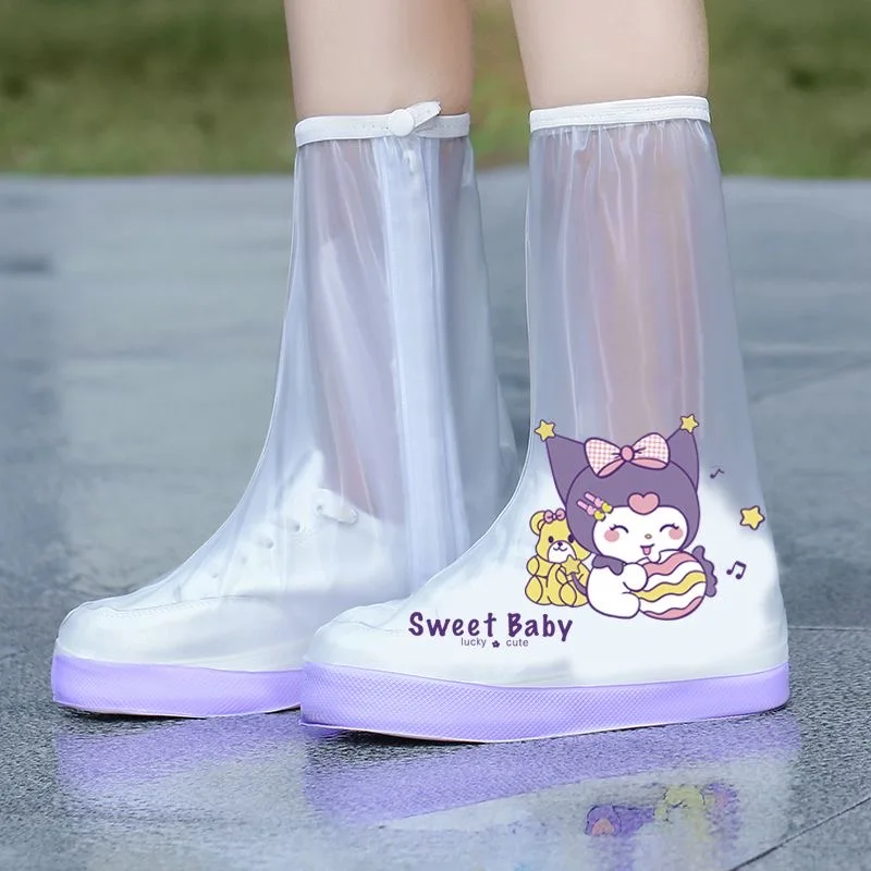 New girls cartoon Kuromi boot princess Fashion long boots children's shoes