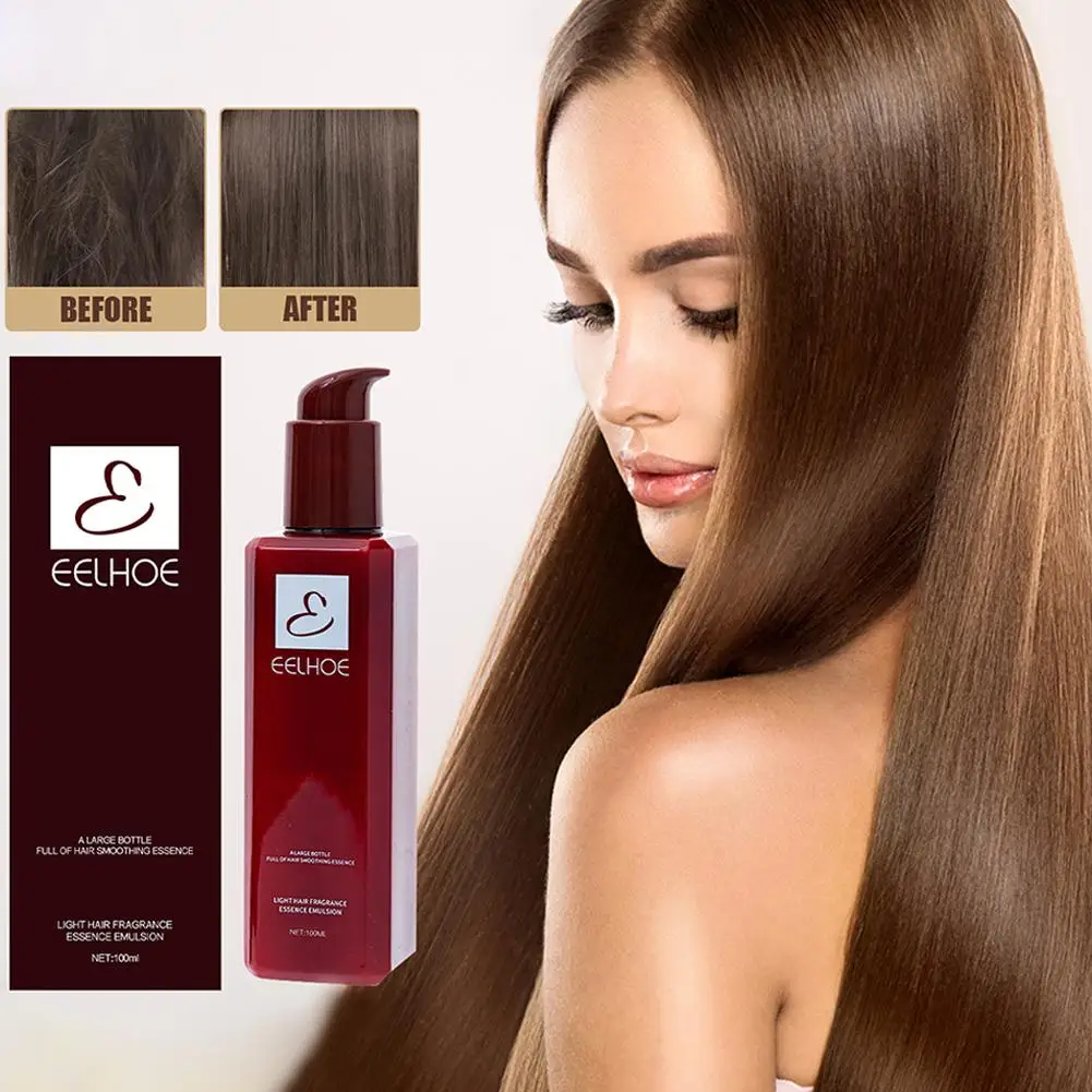 EELHOE-acondicionador sin aclarado para mujer, producto mágico para el cuidado del cabello, reparación de cabello rizado dañado, 100ml