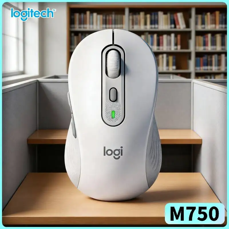 

Logitech M750 Silent Click Mouse, Wireless 2.4GHz, Comfortable Ergonomic Shape for Daily Usage M650L/M185/M220/G304