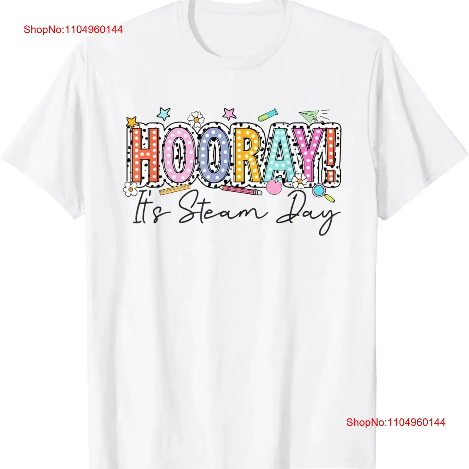 

Футболка «Хоре, это день STEAM», специальные предложения далматина, команда учителя, винтажный стираный топ для повседневной носки, модная дышащая футболка