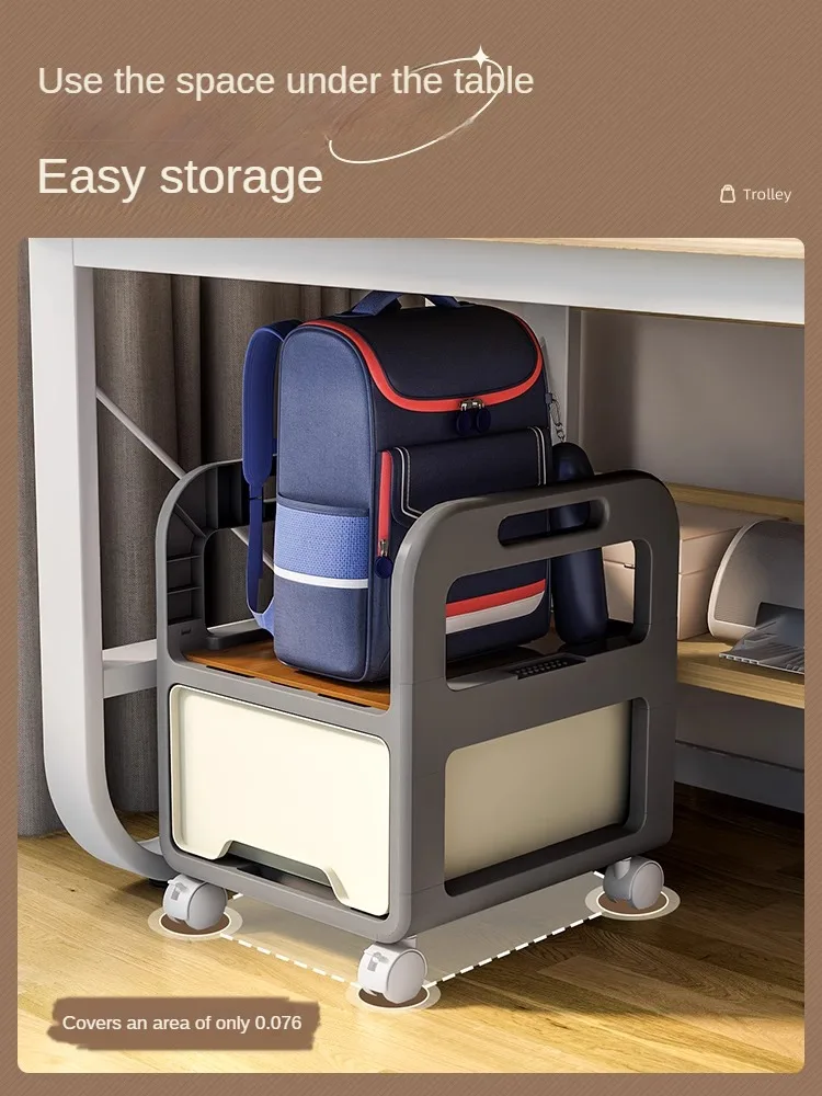 Office file storage rack, drawer type mobile small cart workstation, artifact table, backpack, snack storage cabinet