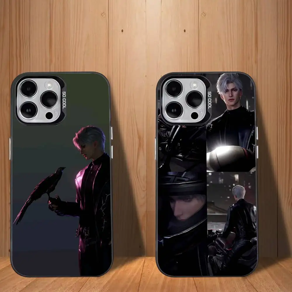 

LoveS And D-DeepspaceS ylus Phone Case For iPhone 17,16,15,14,13,12,11,Mini,Pro,SE,MAX White Matte Shockproof Cover