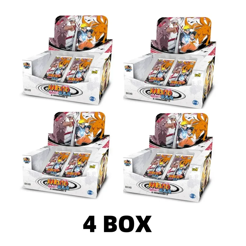 KAYOU Naruto Collection Cards Tier4 wave3/4/6 Full Set Booster Box Kayou Uzumaki Uchiha Anime Playing Game Cartas  Gift