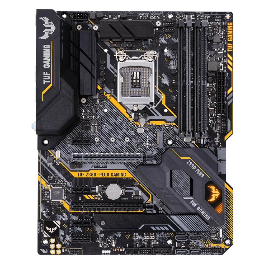 ASUS TUF Z390-PLUS GAMING Used Motherboard LGA 1151 Socket for Intel Core 9000 Series 8th Gen i3 i5 i7 4x DIMM Max. 64GB DDR4