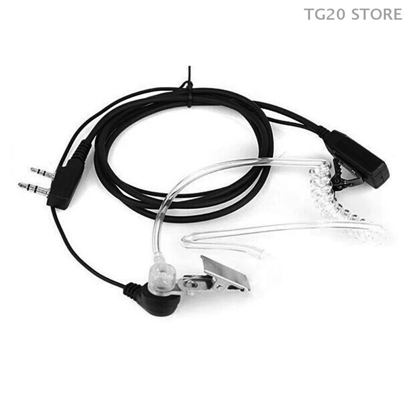 

Гарнитура в стиле ФБР, наушники, микрофон, охранная радиостанция, рация Pro, 2-контактный