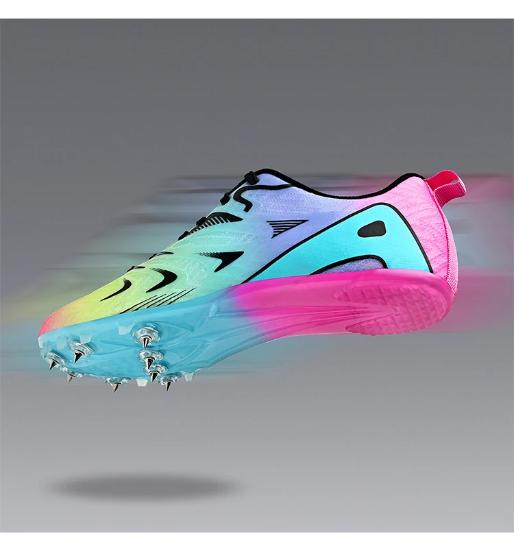Professionelle Leichtathletik-Spikes für Damen und Herren: Rutschfeste Laufschuhe für Sprint, Weitsprung und Rennen – Leichtgewicht – Detail 13