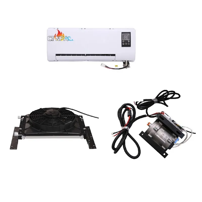 

New Style 12 V/24V Air Conditioning System Truck Parking Cooler RV Caravan air Conditioner for Car