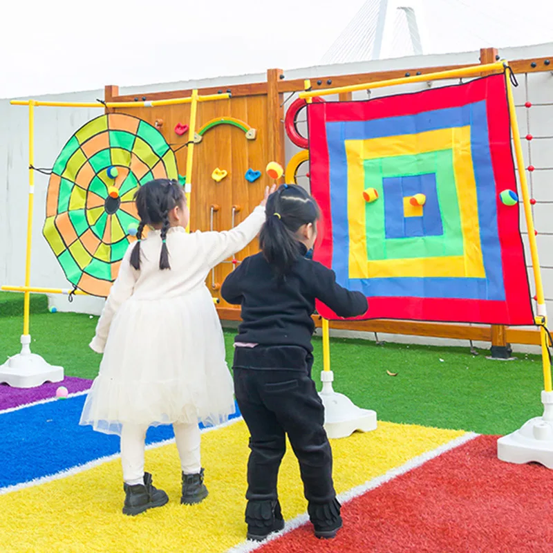 Dart Board Game com bolas pegajosas para crianças, brinquedos sensoriais, jardim de infância, escola, playground, ao ar livre, diversão, carnaval Party Favors