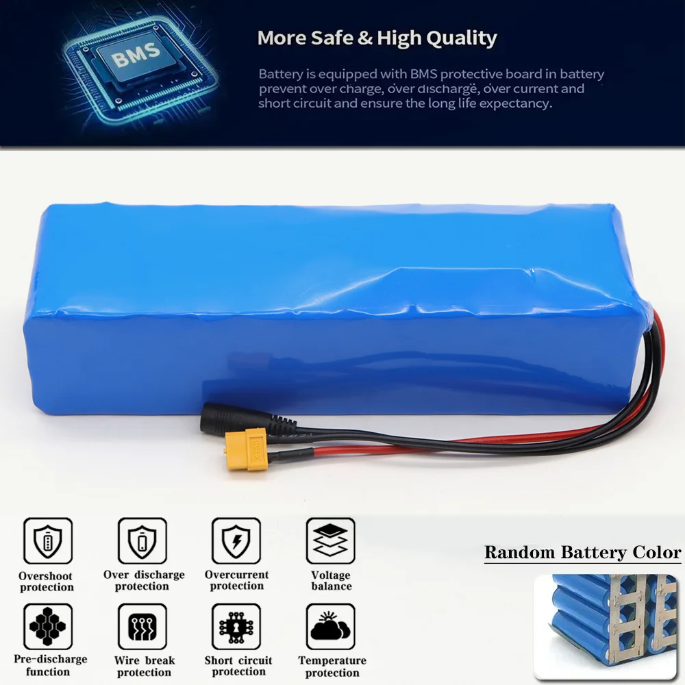 

48 В 14 Ач литий-ионный аккумулятор с 20 А BMS для скутера eBike, мотоцикла, высокая емкость, мощность на большие расстояния