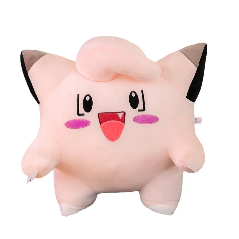 

Cute Pokemon Pikachu Plush Toy Kawaii Clefairy Plushies Soft Stuffed Doll Pokémon Girl Birthday Gift Sofa Decor Pillow Cushion