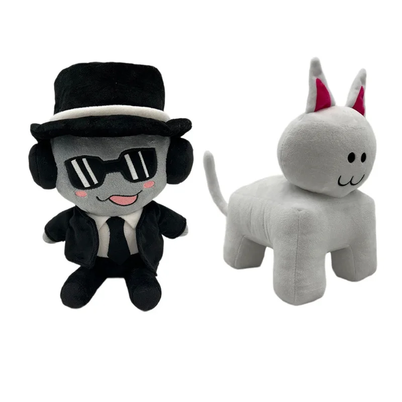 Large Size Funny Game Anime Two-Time Forsaken Chance Two Time Plush Toy Lovely Animal Red Ear Cat Tail Plushie Stuffed Doll Gift