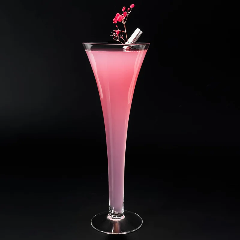 Creative Tall Glass Wine Cup Cocktail Champagne Glass for Home Bar Party