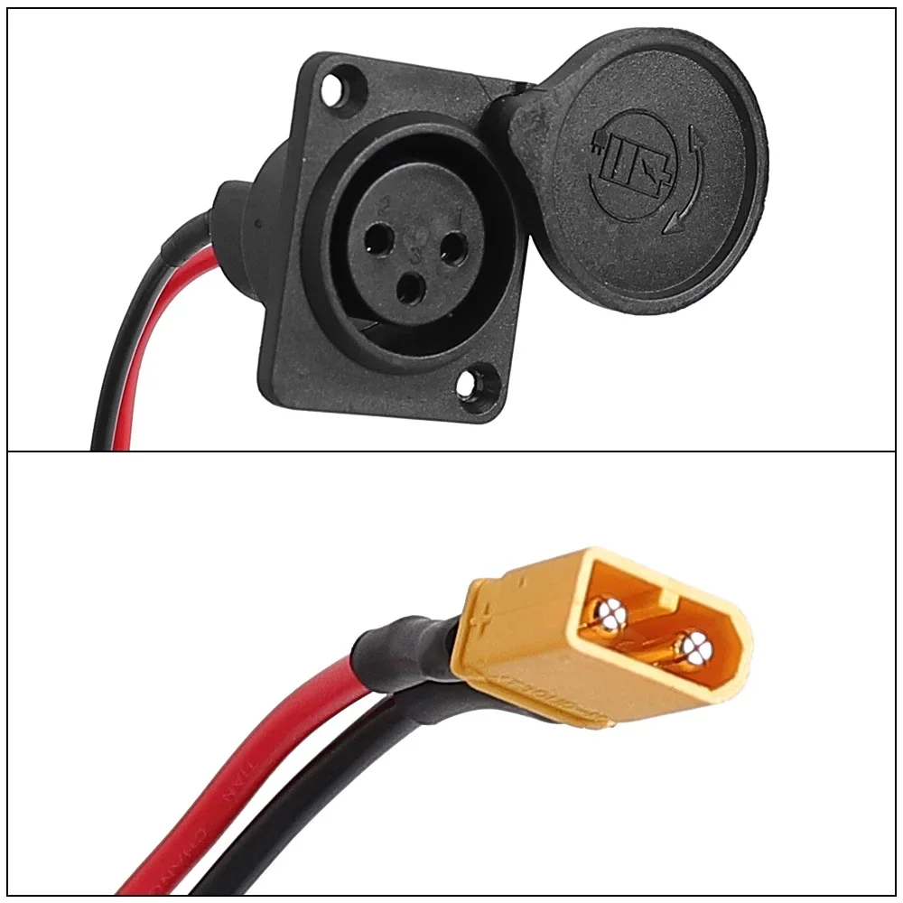 For INOKIM OXO OX Electric Scooter Accessories Charging Socket XLR Cannon 3-Pin Charge Plug Power Port view 2