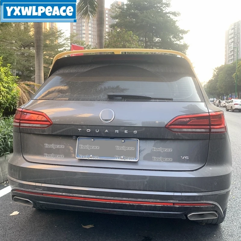 

For Volkswagen VW Touareg 2019 2020 2021 2022 Roof Spoiler ABS Plastic Rear Trunk Wing Car Tail Wing Decoration