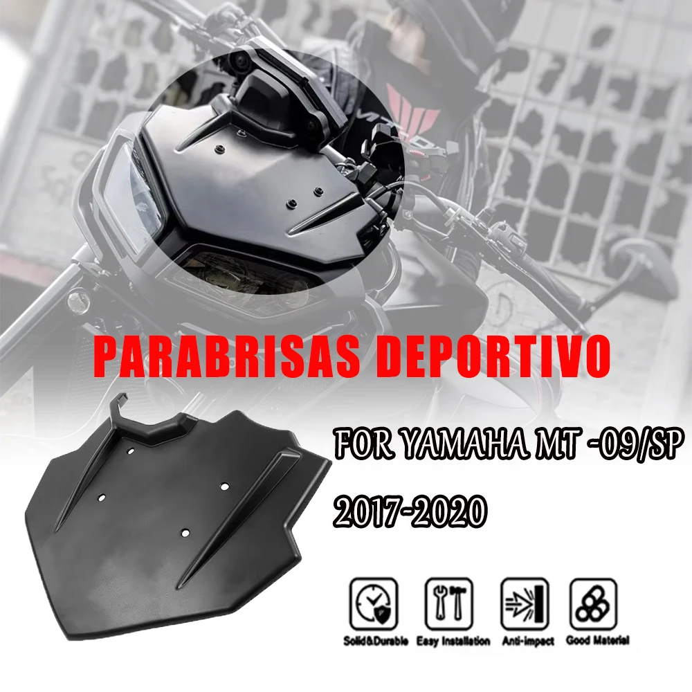 

Для Yamaha MT-09 MT09 SP 2017-2020 новый черный обтекатель лобового стекла мотоцикла