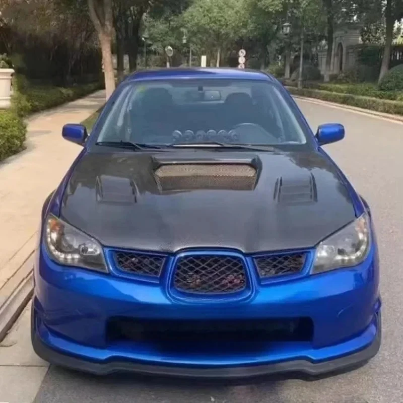 Hot Selling High Quality Real Carbon Fiber Engine Hood Fit Impreza WRX STI 9Th Exterior Upgrade Parts