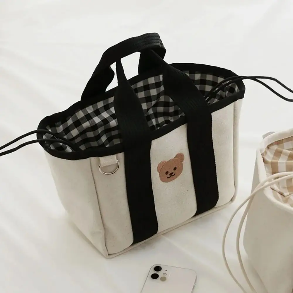 

Cute Multifunctional Mommy Bag Casual Canvas Lunch Box Newborn Baby Care Portable Diaper Bag