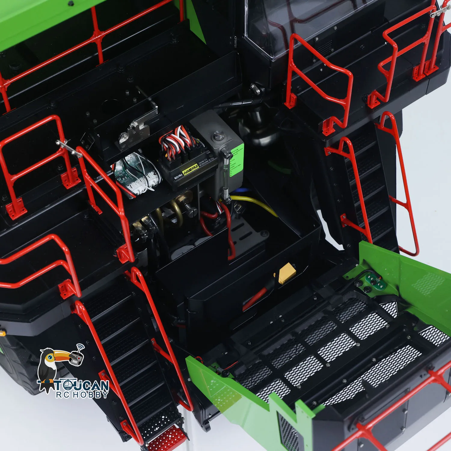 รถบรรทุกเหมืองไฮดรอลิก LESU 1/16 รุ่น Aoue R100E RTR รถดัมพ์โลหะสำหรับงานก่อสร้าง รถบรรทุกขนแร่ PL18EV Lite พร้อมรีโมทคอนโทรล