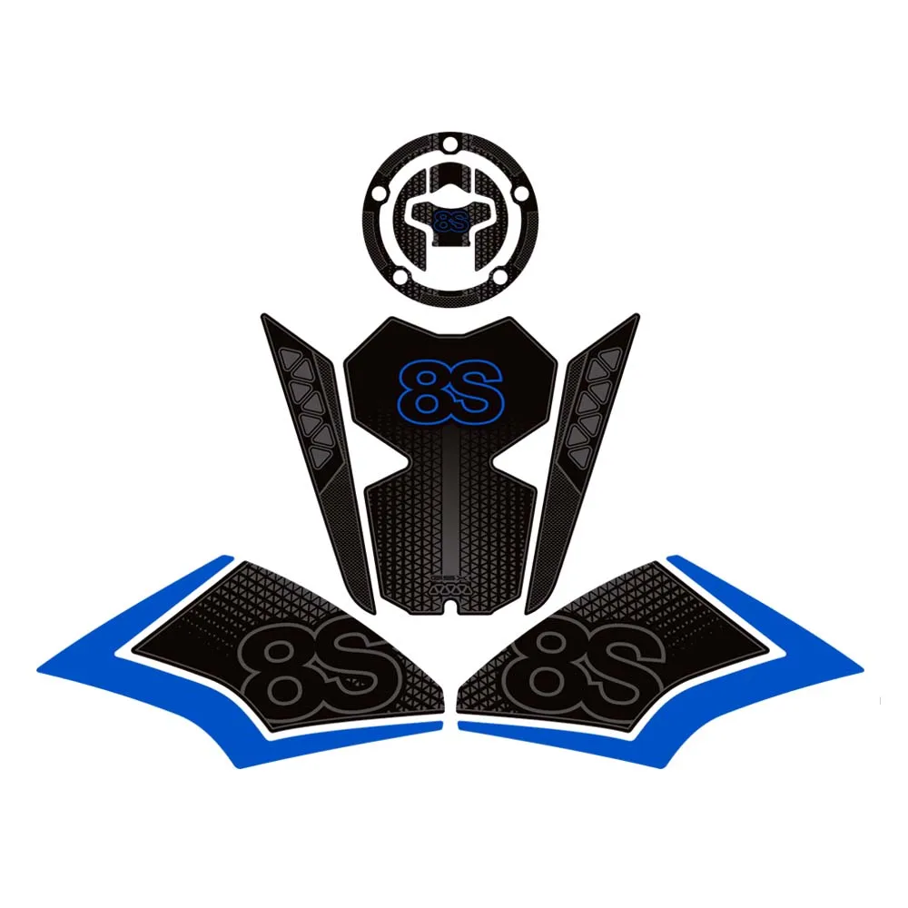 For Suzuki GSX-8S 2023-2024 Motorcycle Tank Knee Pad Grips Stickers Decals Protector Gas Fuel Oil Kit  GSX8S GSX 8S 800 - view 3