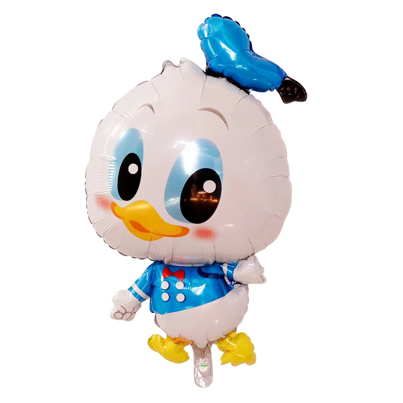 بالونات ديزني دونالد داك فويل، مستلزمات حفلات ميكي للأطفال، بالونات تزيين لحفلات أعياد الميلاد السعيدة، هدايا للأطفال #3