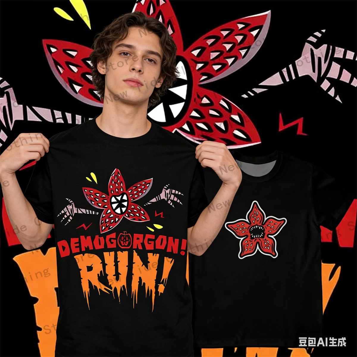 

Хит продаж: модная футболка с ретро-принтом, футболка с графическим рисунком Ogre Flower Hawkins, уличная одежда Y2K, топ для мужчин и женщин, 1