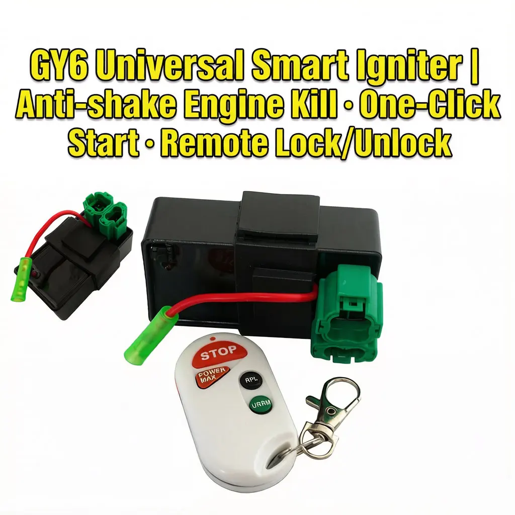 GY6 Smart CDI Igniter Remote Control Starter Ignition Module For 50cc 125cc 150cc Scooter Motorcycle ATV GY6 Engine Parts
