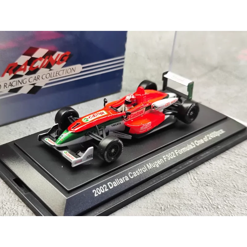 

Литой под давлением Ebbro масштаб 1/33, 2002Dallara Mugen F302 Formula3, гоночный автомобиль, модель автомобиля из сплава, Коллекционная игрушка, подарок, сувенирный дисплей