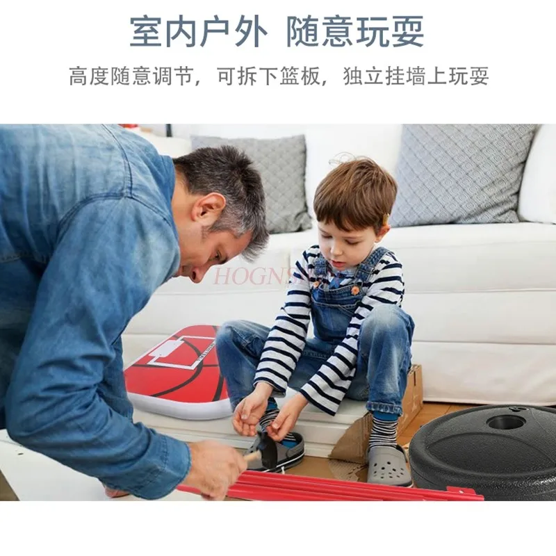 Marco de baloncesto para niños, marco de pelota azul animado para interiores, marco de tiro, juguetes de pelota para niños, montado en la pared