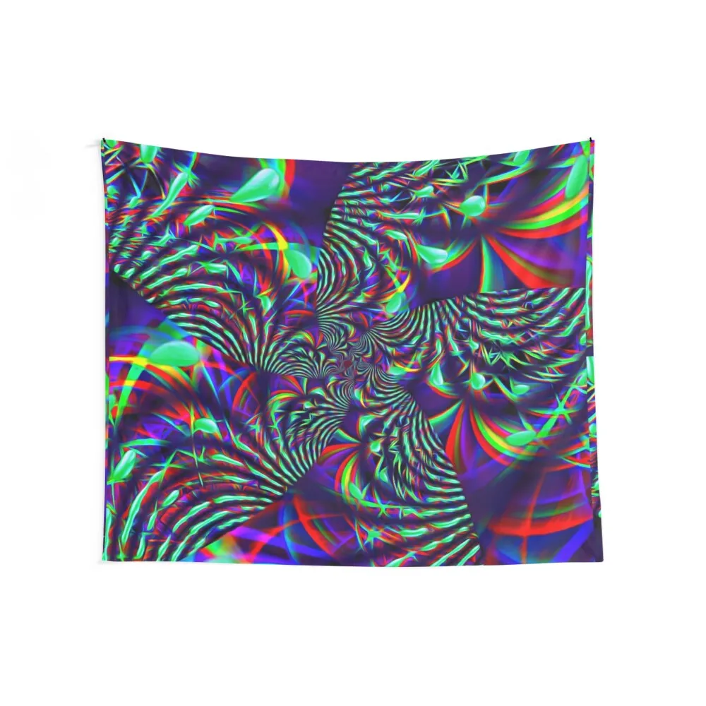 Slime Burst Fractal Tapestry Wall Coverings Tapete For The Wall Bedroom Decor Tapestry